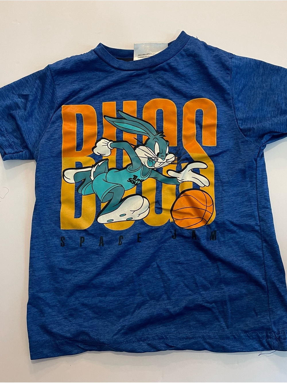 Boys' Blue Bugs Bunny Space Jam Graphic Tee